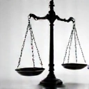 Abstract representation of integrity with balanced scales