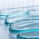 Abstract representation of transparency with clear glass layers